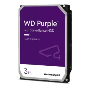 3TB Festplatte SATA-3 Ideal für NVR DVR Recorder NAS RAID Purple Geprüft