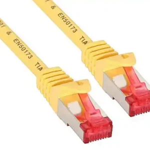 50m LAN Kabel Cat6 Patchkabel Gelb PIMF SFTP Gratis Versand