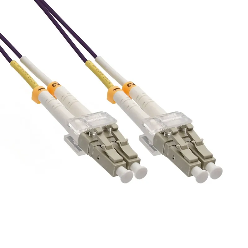 Nur Heute 50m LWL Kabel LC-LC Duplex OM4 Multimodefaser