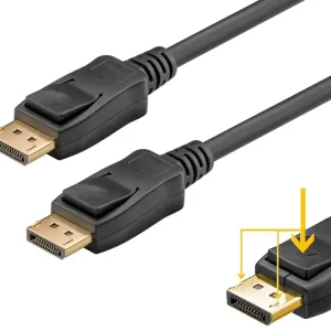 5m DisplayPort Kabel V2.0-2.1 bis 8K auch 1K 2K 4K - Monitorkabel - DP to DP Bestpreis