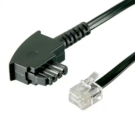 Ab Werk 6m TAE Kabel TAE-F auf RJ11 Westernstecker 6-4 International