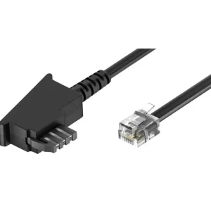 6m TAE Kabel TAE-F auf RJ11 Westernstecker 6-4 Telekom und Siemens Geräte Kostenfreie Lieferung