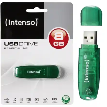 8GB USB Speicher USB2 Rainbow Highlight