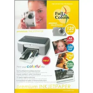 Schnäppchen A4 Papier Photopapier A4 Matt Brillanz 120g je qm 100 Blatt Pack