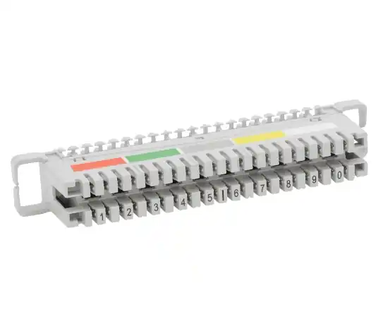 Bestseller Anschlussleiste LSA 10DA für 20-Drähte hohe Bauform Aufsteckleiste für Trägergehäuse