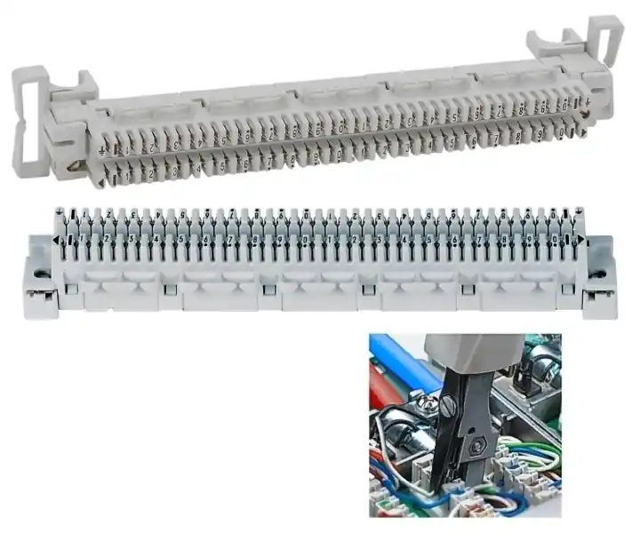 Anschlussleiste LSA 20DA für 40-Drähte Schwachstrom Klemmleiste Must-Have