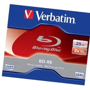 Preiswert BluRay Rohling BD-RE 25GB Verbatim 2x Rewritable Blu-Ray