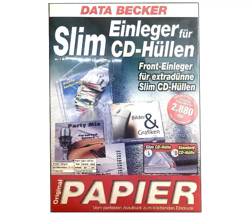 DVD CD Hüllen SLIM Einleger 40-Stück für Tintendrucker Jetzt Zugreifen