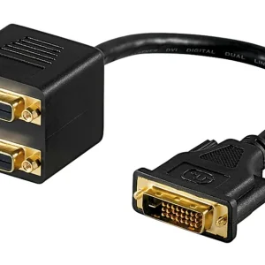 Mengenrabatt DVI Adapter DVI-D Splitter Kabel auf 2x DVI-D