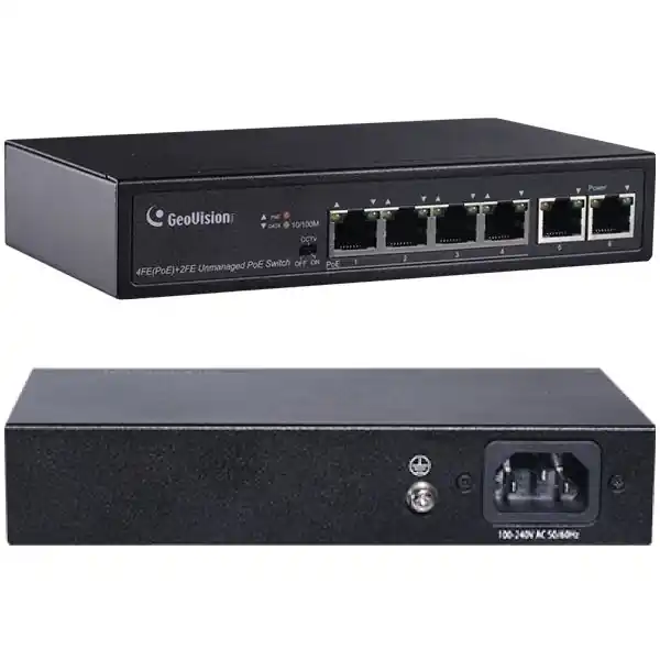 Jetzt Kaufen LAN RJ45 PoE Switch 6-Port davon 4xPoE APOE400
