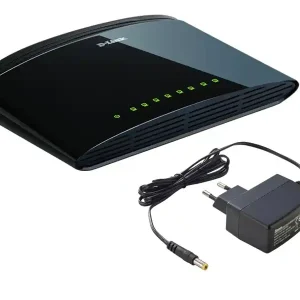 LAN RJ45 Switch 8Port DES 10/100Mbit Desktop inkl Netzteil Premium