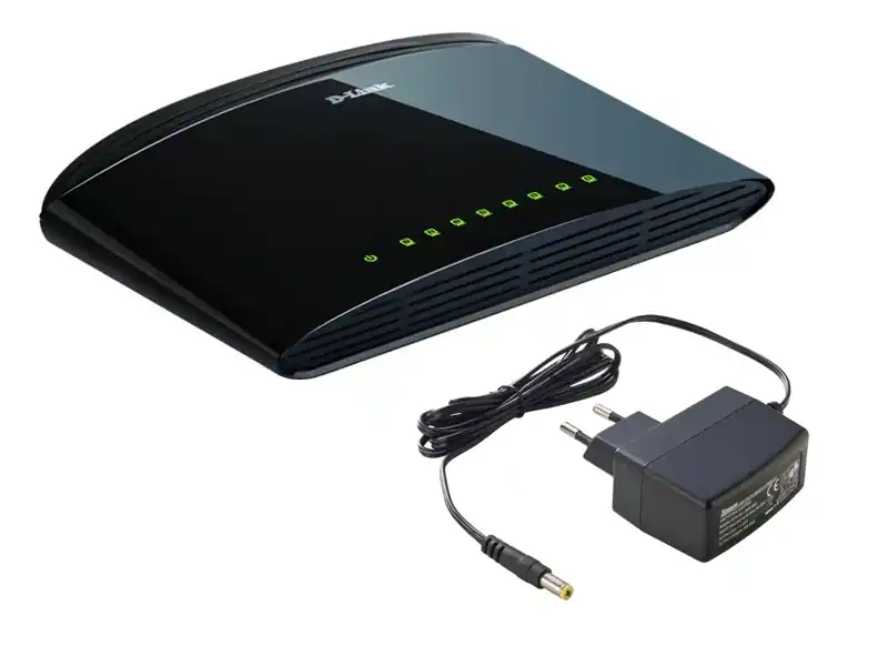 LAN RJ45 Switch 8Port DES 10/100Mbit Desktop inkl Netzteil Premium