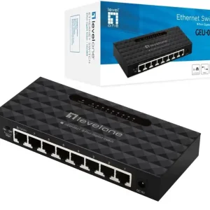 Garantierte Lieferung LAN RJ45 Switch 8Port Desktop 10/100/1000Mbit Unmanaged mit Netzteil