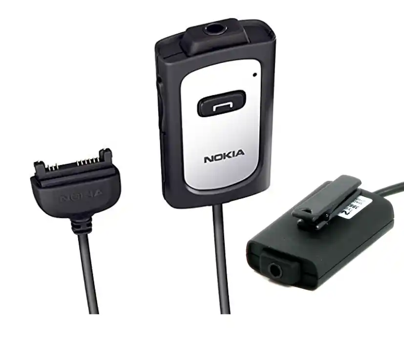 HANDY Audio-Adapter Nokia AD46 mit Mikrofon und Klammer Mengenrabatt
