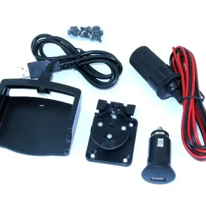 Solange Der Vorrat Reicht Handyhalter mit Micro USB Ladegerät 12-24V zu Samsung und andere