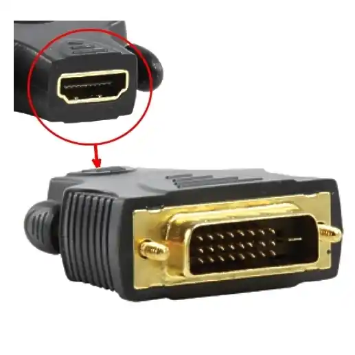 Knallerangebot HDMI DVI Adapter HDMI Buchse auf DVI-D 24+1pol Stecker