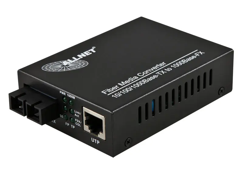 LWL Konverter LWL auf Kupfer RJ45 1000MBit LAN LWL SC-Stecker Eingang Bestpreis