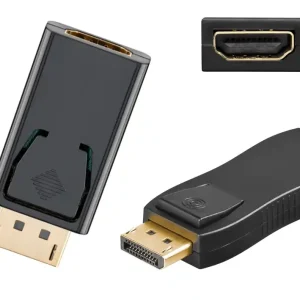 Medienkonverter Adapter DisplayPort auf HDMI Buchse - DP to HDMI Sichere Zahlung