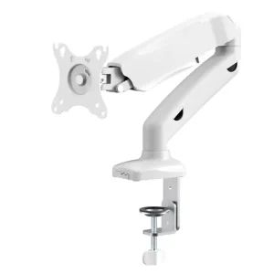 Gleich Bestellen Monitorhalter Tischhalter 3D Monitorhalter 17-32zoll mit Gelenk und Gasfeder VESA Norm Weiss
