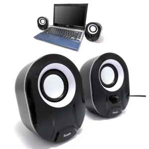 Aktuell PC-Lautsprecher Equip Stereo USB-Lautsprecher System USB und 3,5mm Klinke