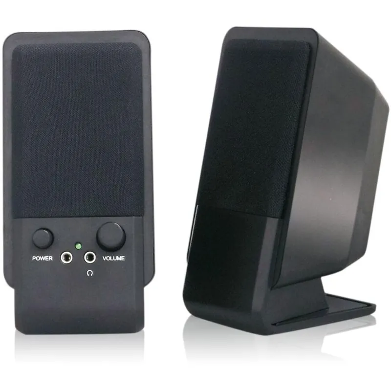 Weltweiter Versand PC-Lautsprecher MR35 Stereo USB-Lautsprecher System USB und 3,5mm Klinke