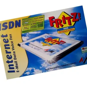 PCMCIA FRITZ!Card 2.0 ISDN Karte Modem NEU in OVP Preis Gesenkt