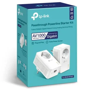 Ausverkauf PowerLAN Powerline PA7017 Set KIT Netzwerk über Steckdose