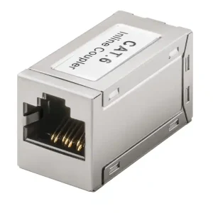 RJ45 Adapter CAT6 LAN Adapter 2x RJ45 Buchsen geschirmt Aktuell
