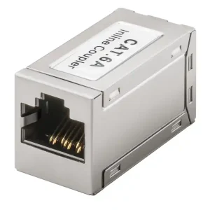 RJ45 Adapter CAT6A LAN Adapter 2x RJ45 Buchsen geschirmt Großhandel