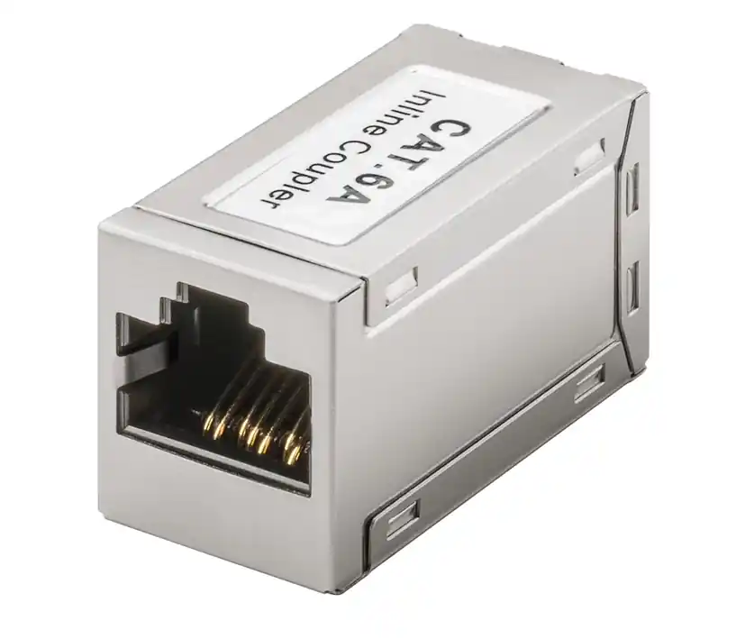 RJ45 Adapter CAT6A LAN Adapter 2x RJ45 Buchsen geschirmt Großhandel