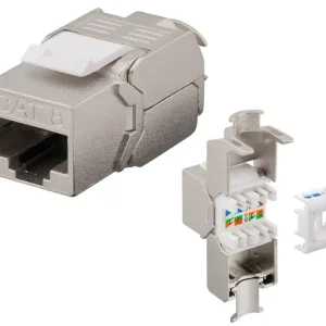 RJ45 Kupplung Cat8.1 Keystone LAN Patchkupplung für Cat Kabel oder Panelmontage Kracherpreis