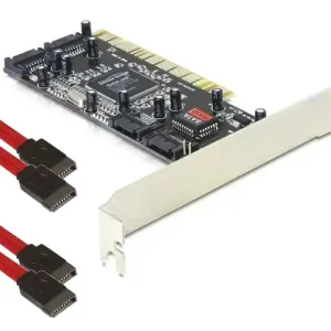 SATA Kontroller PCI-Bus 4xSATA Raid 0-1 Zertifiziert