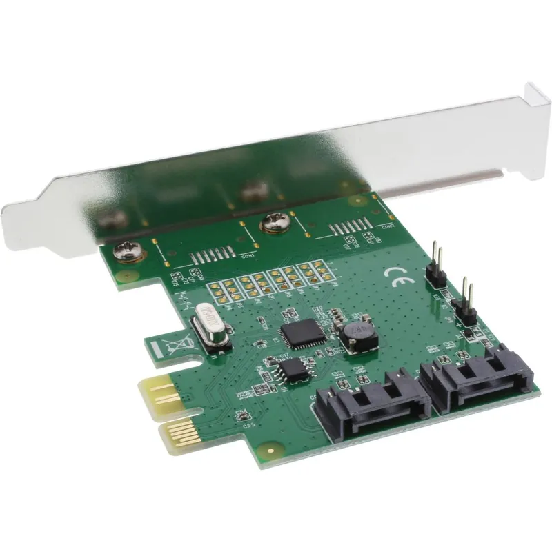 Im Trend SATA Kontroller PCIe Express 2xSATA Raid 0-1-SPAN LowProfil
