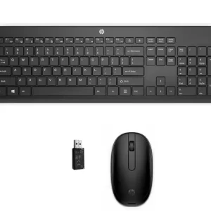 Kostenloser Versand SET Funktastatur mit Funkmaus HP Wireless mit USB Empfänger Vorführmodel