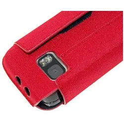 Tasche für Nokia 5230 5235 5800 Handytasche Rot mit Karbiener Halsschleife Universal bis 113x60mm Mega-Angebot