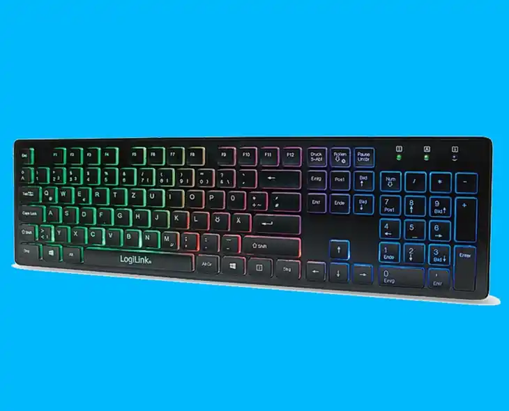 Tastatur mit USB Kabelanschluss beleuchtet Jetzt Bestellen