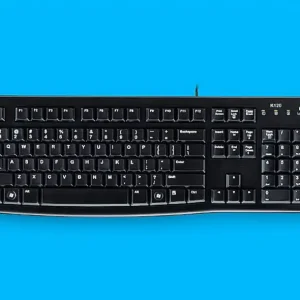 Aktuell Tastatur mit USB Kabelanschluss K120 Schwarz