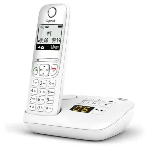 Telefon Funktelefon Gigaset A690A mit Anrufbeantworter in Weiss Günstig