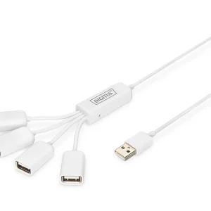USB Hub 4xEingang auf 1xAusgang USB2.0 Slim Spider Hub Schneller Versand