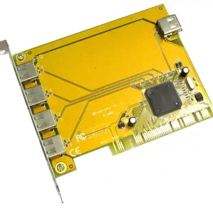 Schnäppchen USB Platine - PC USB PCI Schnittstellenplatine 4+1 USB2.0 NEC D720101GJ D4V0