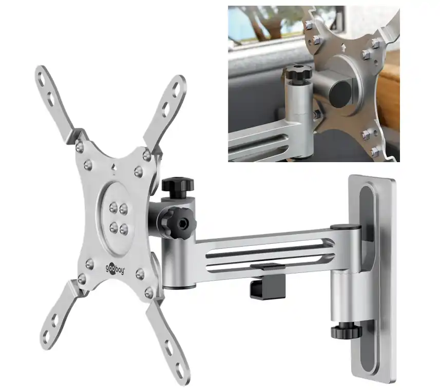 Sichere Zahlung TV Halter für Wohnmobil Caravan bis 42zoll drehbar kippbar M230 VESA75 VESA100 VESA200