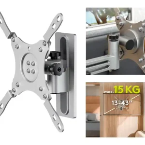 TV Halter für Wohnmobil Caravan bis 42zoll drehbar kippbar M80 VESA75 VESA100 VESA200 Markenprodukt