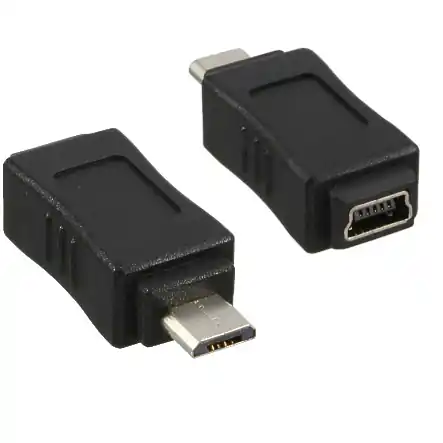 Garantierte Lieferung USB Adapter Micro-USB-Stecker B auf Mini USB-Buchse