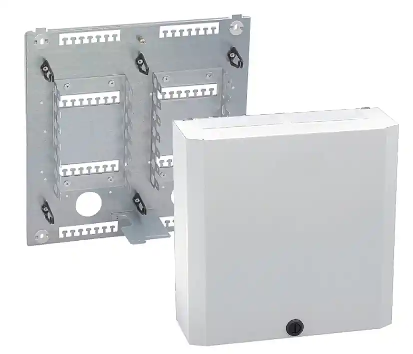 Verteilerkasten VKA-4 max 14x Klemmleisten 10DA somit bis 140Doppeladern Schwachstrom Leistenträger für Anschlußleisten Limited Edition