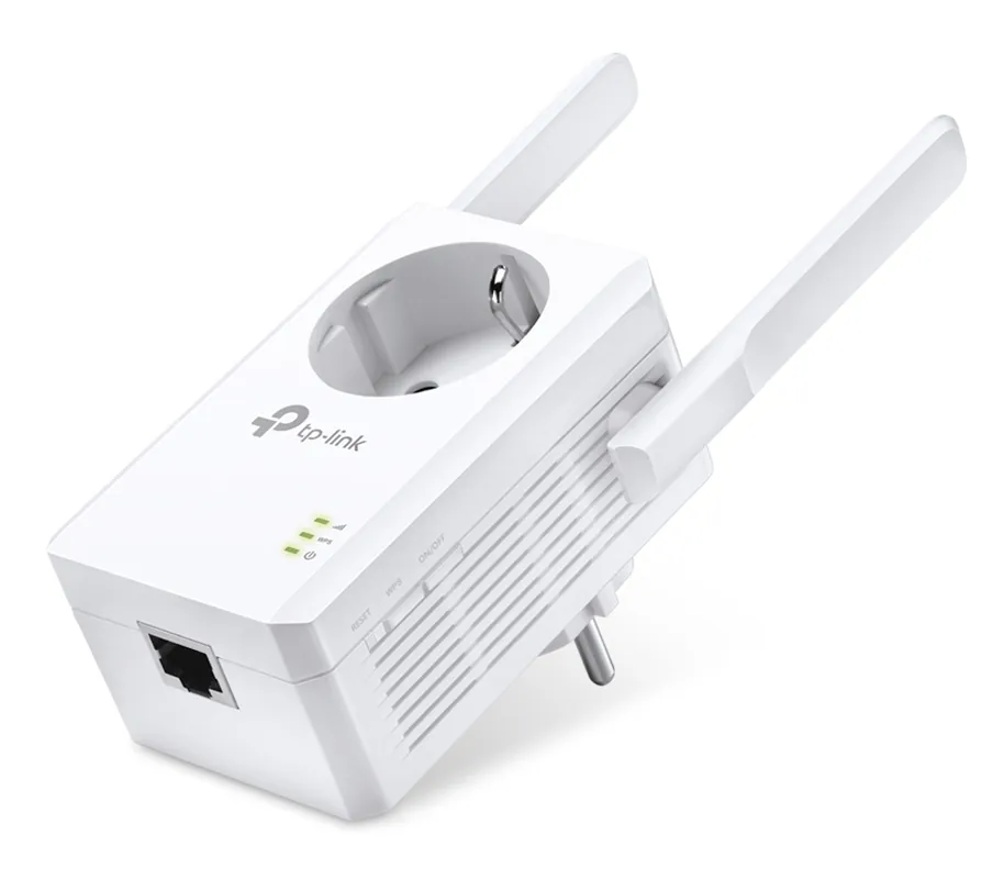 Exklusiv WLAN Repeater WLAN Verstärker mit integrierter Steckdose und WPS Taste