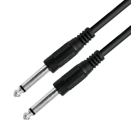 0,5m Klinkenkabel 6,3mm Klinke Stecker Stecker NF-Kabel Kostenloser Rückversand