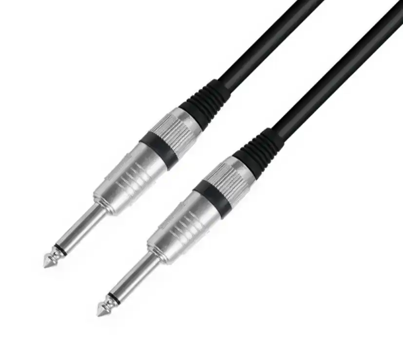 1,5m Lautsprecherkabel 1,5qmm mit 6,3mm Klinke Stecker Stecker Klinkenkabel Gratis Versand