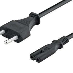 1,5m Netzkabel Eurokabel Euronetzkabel C8 Schwarz Sichere Zahlung