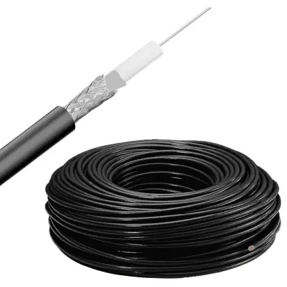 100m Koaxkabel RG58 50-Ohm 5mm ALU 18dB Schwarz Top-Angebot