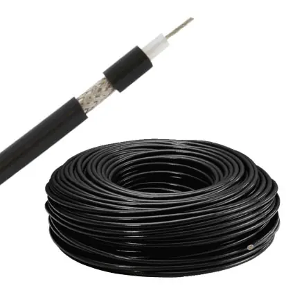 100m Koaxkabel RG58 50-Ohm 5mm CU Schwarz Günstig
